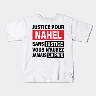 Justice Pour Nahel Kids T-Shirt